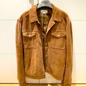 Reiss Suede Trucker Jacket